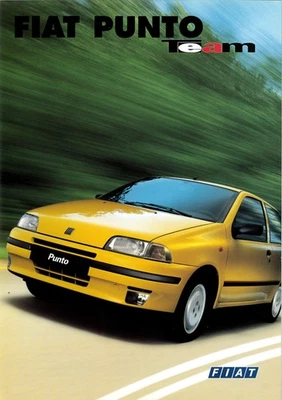 Catalogue brochure prospekt Fiat Punto I série spéciale Team 1997 FR - France - Photo 1/2