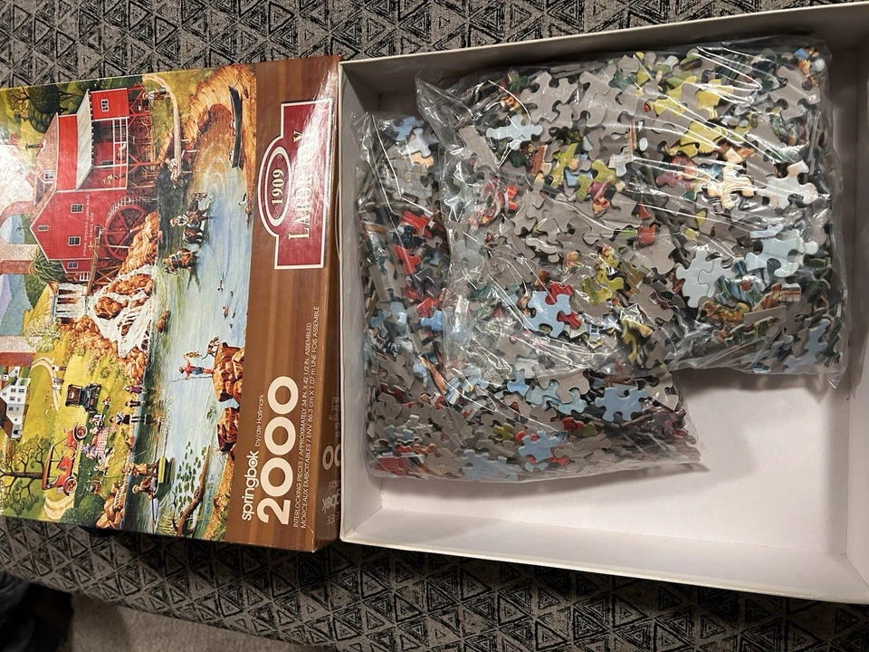 Springbok "1909 Labor Day" 2000 Piece  34" x 43" Jigsaw Picture Puzzle - Image 3 of 3