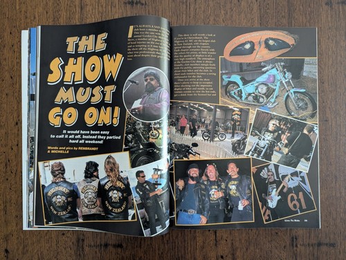 Vintage Live To Ride - Nov 1996 Vol 9 Issue 11. Hells Angels Poker Run. - Picture 7 of 9
