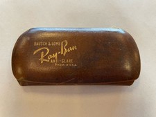 Vintage Bausch  Lomb Ray Ban Clip On Green Sunglasses with Original Case