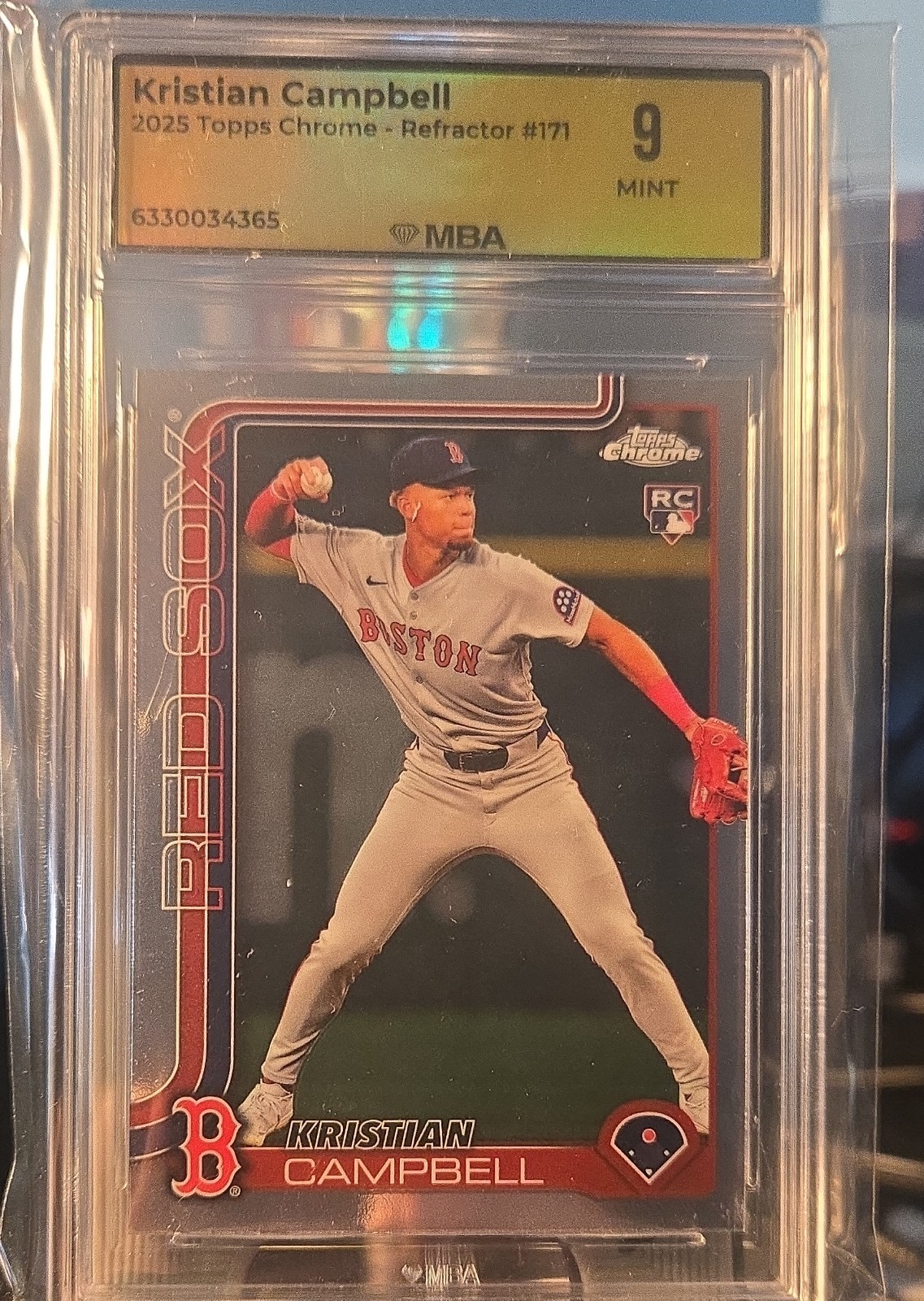 2025 Topps Chrome - Kristian Campbell #171 (RC)