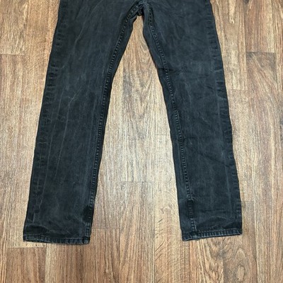 LR Geans Jeans Mens 32x30 Black Grass Roots Modern Classic Fit Grunge Gothic