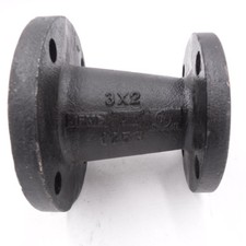 Anvil Cast Iron Eccentric Reducer Coupling Cast Iron, 3"x2" Pipe Size Class 125