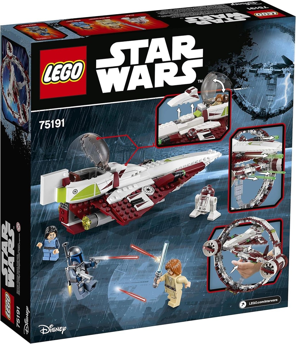 ジベル二ーページです LEGO Star Wars: Jedi Starfighter With Hyperdrive (75191) for