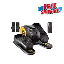 MERACH Elliptical Leg Exerciser Under Desk Electric Cardio Machine with Remote