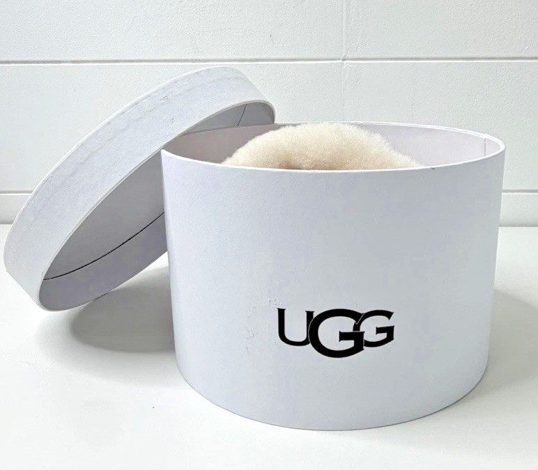 UGG Australia Camel Shearling Sherpa Ear Muffs Adjustable Winter NWT image 7