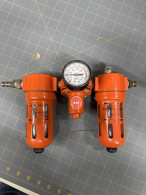 #ad MAP Mechanics Air Power Filter Regulator Lubricator FRL Assembly 150 PSI $24.99