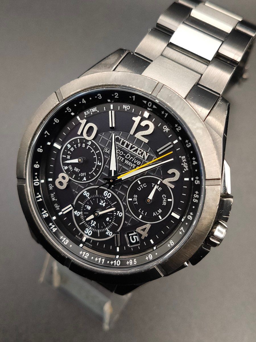 CITIZEN ATTESA CC9075-52F F900 GPS Solar Titanium Men's Watch