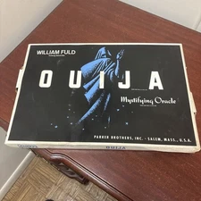 Vintage Ouija Board 600 Parker Bros. Game William Fuld Box Planchette Salem Mass