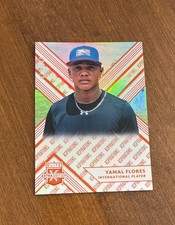 Yamal Flores 2018 Panini Elite Aspirations Orange #186 Phillies /100