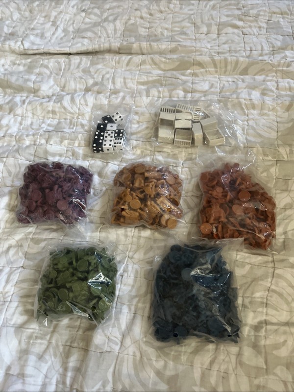 Lot Of Risk Godstorm Replacement Figures, Buildings & Dice