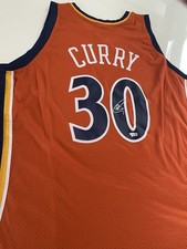 Steph Curry hand signed Golden State Warriors Rookie Jersey Fanatics COA!