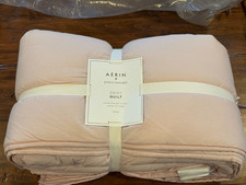 Pottery Barn Kids AERIN DAISY TWIN Quilt Cotton NEW w/tags PINK