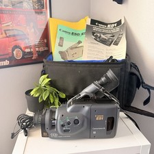 Canon E51 CCD Canovision 8 Video 8mm Camera For Parts Only Untested