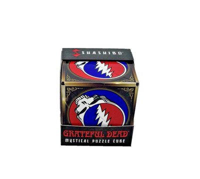 Shashibo Grateful Dead Steal Your Face Magnetic Puzzle Cube New Fun In Motion