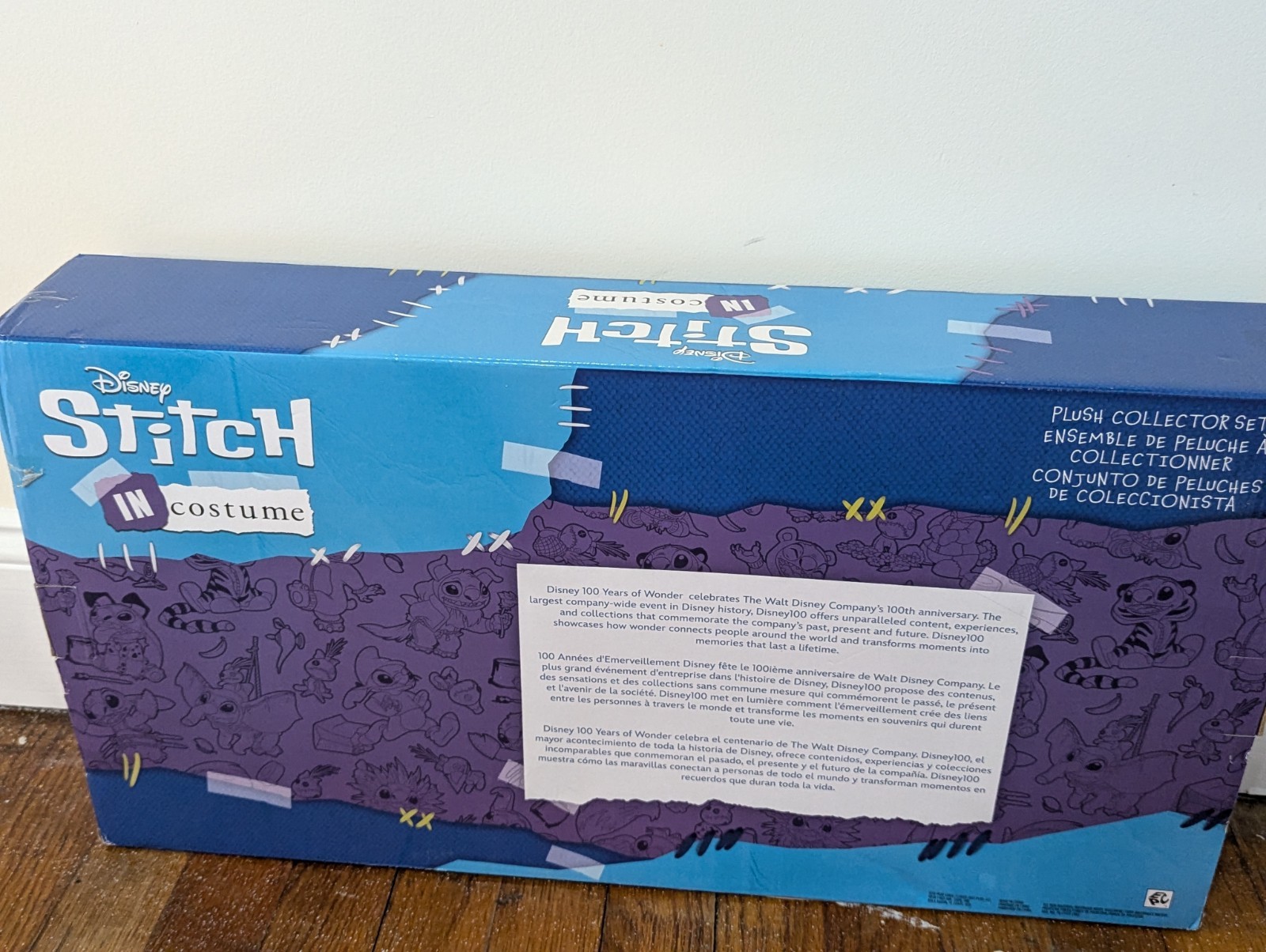 Disney 8.5" Stitch in Costume Plush Collector Set Of 4 Simba Pongo Sebastian