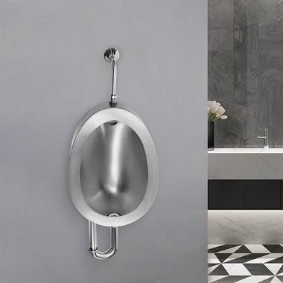 Automatic Wall Mounted Bathroom Urinal, Intelligent Sensor Flush Public Toilet
