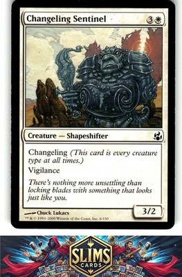 Magic the Gathering MTG Morningtide Changeling Sentinel #6 Buy 2 Get 1
