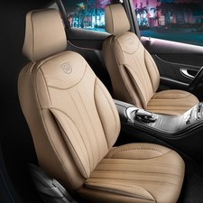 Sitzbezüge passend für BMW 4er in Beige mit Rückentasche