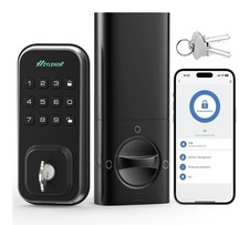 Keyless Entry Door Lock, Smart Lock for Front Door with Digital Keypad, Built