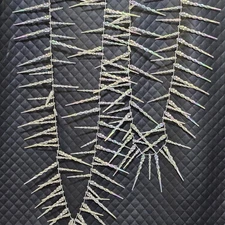 Icicle Garland VTG Xmas Holiday Decor 9 Ft Iridescent 1-3" NEW Old Stock