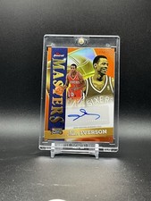 2025-26 Topps Finest Allen Iverson Master Autograph Orange /25