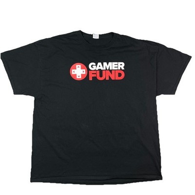GameStop Gamer Fund Power to the Players Logo Promo Black T-Shirt 3XL