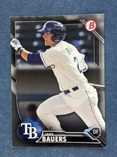2016 Bowman Draft Silver #BD-155 Jake Bauers Tampa Bay Rays /499