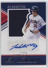 2018 USA Baseball Stars & Stripes Jerseys Blue Ink /199 Jake McCarthy Auto s3g