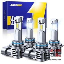 9005/HB3 9006/HB4 LED Bulbs Combo - 80000LM 900 Ultra-Bright - 6500K 9005 9006