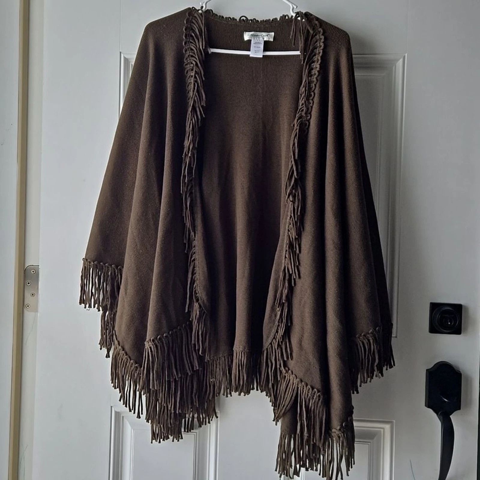 Coldwater Creek Olive Green Fringe Poncho
Opens in a new window or tab