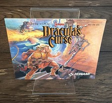Castlevania III Dracula's Curse Nintendo NES Instruction Manual Booklet ONLY