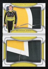 2023 National Treasures Jumbo Booklet Duals Sheet Metal 12/25 Brandon Jones 0n64