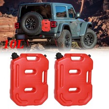 2x 10L Fuel Tank Gas Oil Petrol Storage Can Container For Off-road ATV UTV RZR