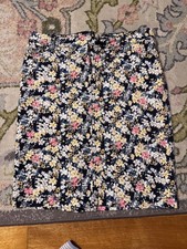Charter club floral cotton skirt