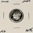 2008 S Proof 90% Silver Roosevelt Dime UNC *NO RESERVE*