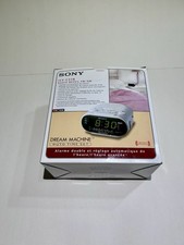 Sony ICF-C318 Dream Machine Alarm Clock White AM/FM Dual Alarm Brand New In Box