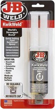 25ml JB Weld Kwik Weld Quick Setting Steel Reinforced Epoxy Glue Bond Syringe