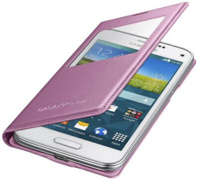 Samsung Original Folio S View Cover Case for Samsung Galaxy S5 Mini Pink