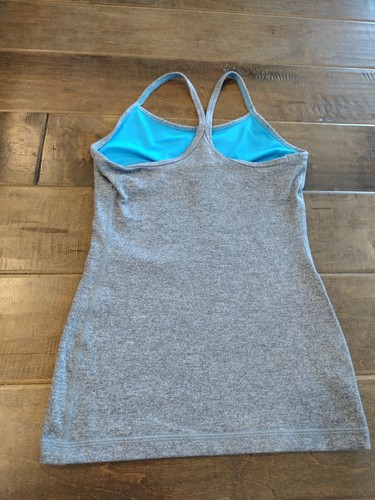 IVIVVA by LULULEMON Girls gray Power Y racerback tank top - size 10 - Picture 8 of 8