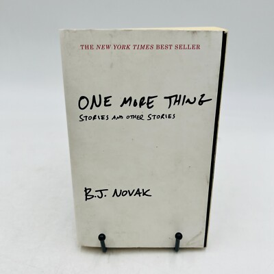 One More Thing: Stories & Other Stories B.J Novak Paperback Vintage Contemporary