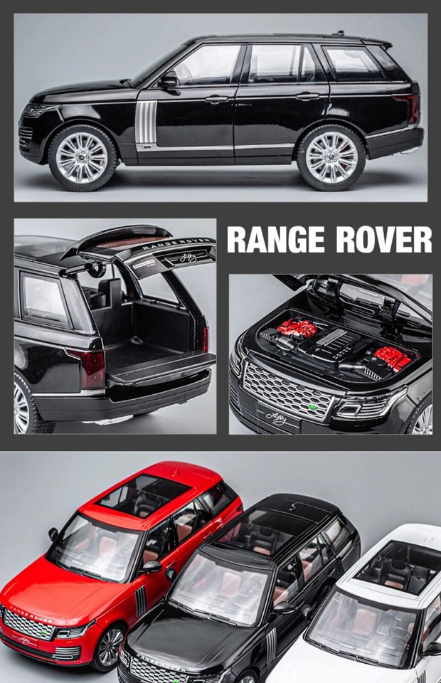 Toy Rover 1:18 Diecast Vehicle for Land Rover Range Rover Model Car Toy Sound ...