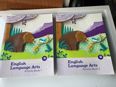 English LanguageArts 2 ,Activity Book 1 and 2 Set, Very Good Like New