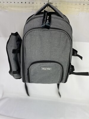 Hap Tim Picnic Backpack Insulated Hiking Camping 4 Person. Blanket, Cutlery Set