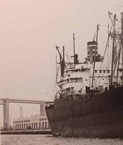 Circa 1950's Original Photo USS American Victory Liberty Ship Long Beach RRP 368 - Picture 4 of 6