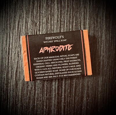 Aphrodite Magick Ritual Soap Handmade, Organic, Witchcraft, Hoodoo, Wicca