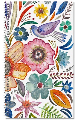 Password Book ~ Flower & Birds ~ Keep Track of Your Website Log-In Codes ~ New