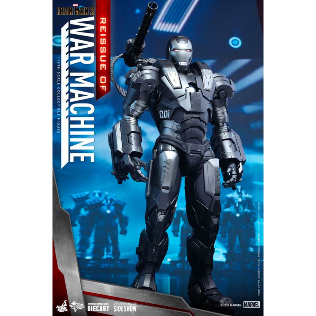 Hot Toys MMS331-D13 Iron Man 2 - War Machine Diecast for sale