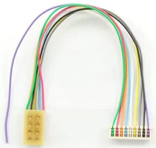 TCS 1365 T-3.5" (MH) UK | 9 Pin JST to 8-Pin NMRA Plug | Train Control System