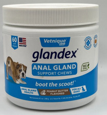 Glandex Anal Gland Soft Chew Treats with Pumpkin for Dogs 60ct